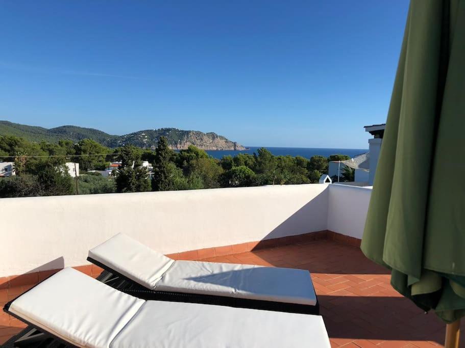 Villa Casa En Ibiza Con Vistas Increibles En Playa Des Figueral Exterior foto