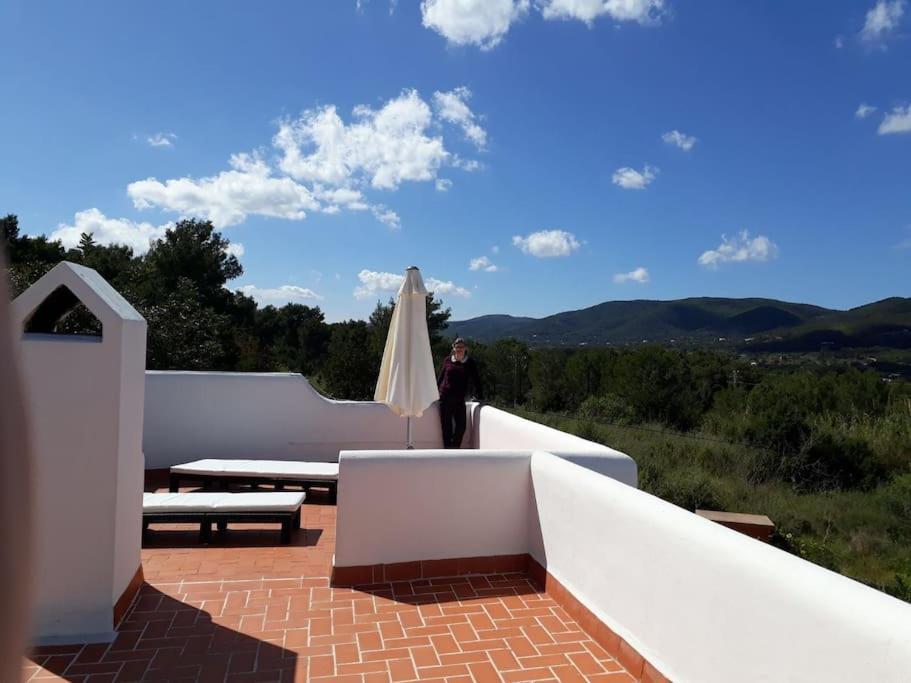 Villa Casa En Ibiza Con Vistas Increibles En Playa Des Figueral Exterior foto