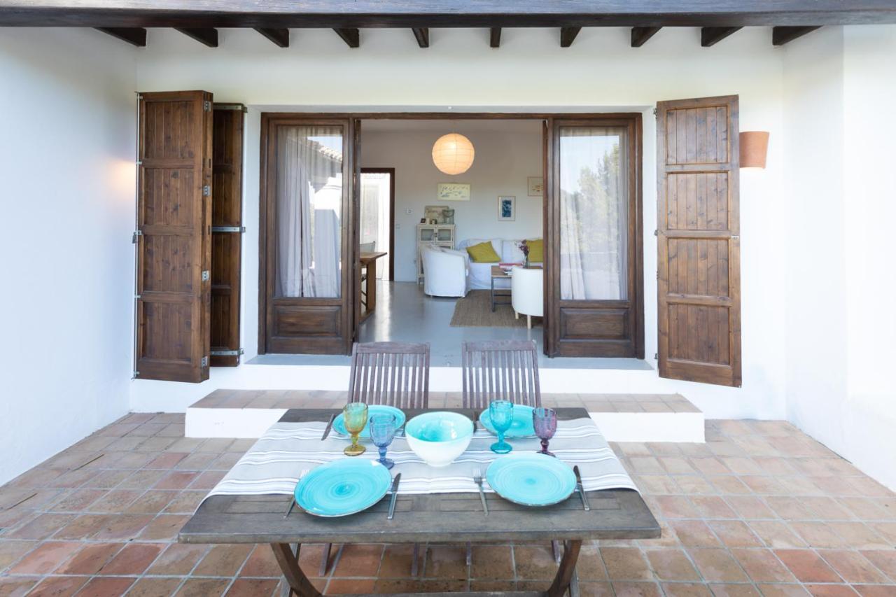 Villa Casa En Ibiza Con Vistas Increibles En Playa Des Figueral Exterior foto